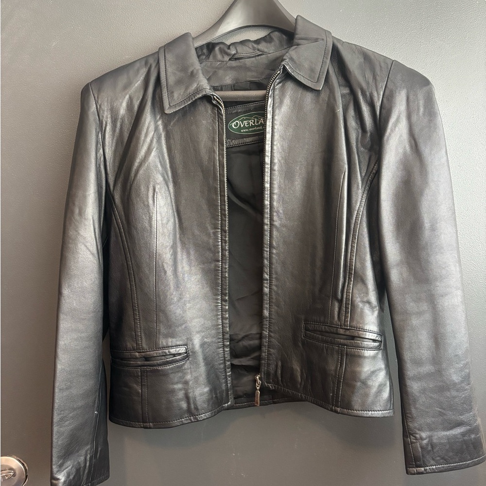 Vintage Overland Genuine Leather Jacket Women’s Small 90’s